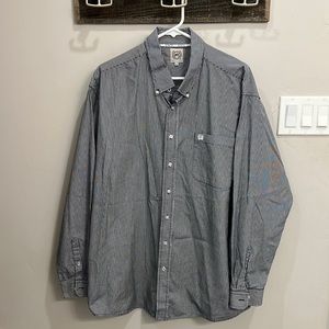 Cinch Long Sleeve Button Down Shirt. Men’s XL